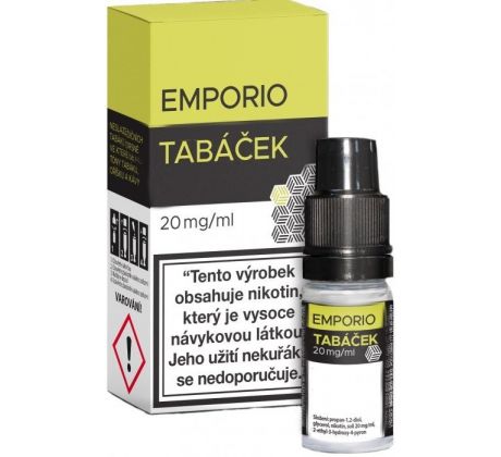 Liquid EMPORIO SALT Tobacco (Tabáček) 10ml - 20mg