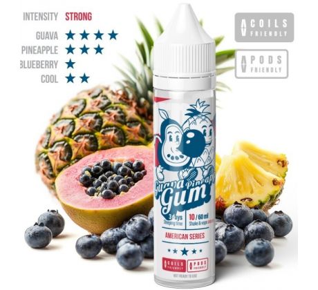 Příchuť Adam´s Vape Shake and Vape 10ml Guava Pineapple Gum