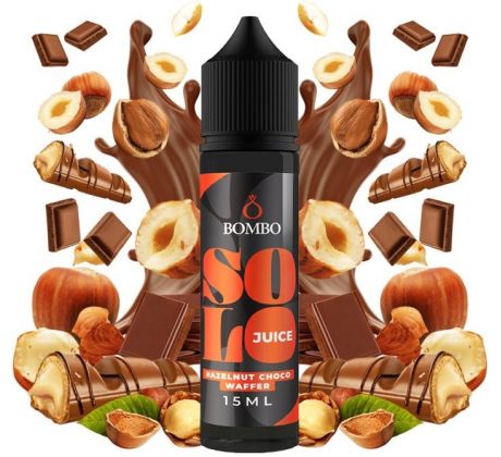 Příchuť Bombo Solo Juice S&V 15ml Hazelnut Choco Waffer (Tyčinka s lískooříškovým krémem)