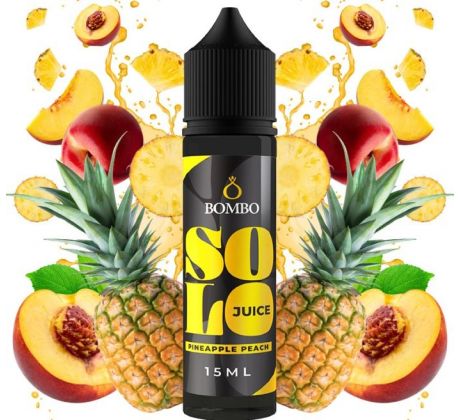 Příchuť Bombo Solo Juice S&V 15ml Pineapple Peach (Ananas a broskev)