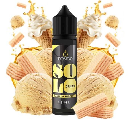 Příchuť Bombo Solo Juice S&V 15ml Vanilla Biscuit (Vanilková sušenka)