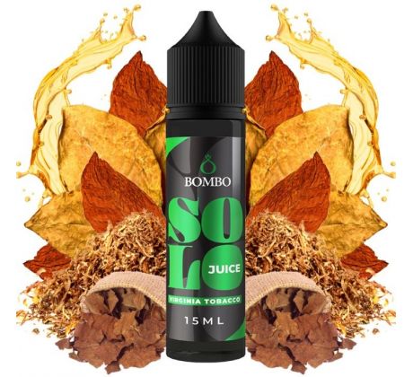 Příchuť Bombo Solo Juice S&V 15ml Virginia Tobacco (Tabák Virginia)