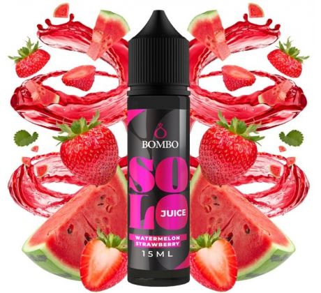 Příchuť Bombo Solo Juice S&V 15ml Watermelon Strawberry (Vodní meloun a jahoda)