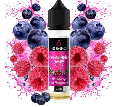 Příchuť Bombo Wailani Juice S&V 15ml Blueberry and Raspberry (Borůvka a malina)