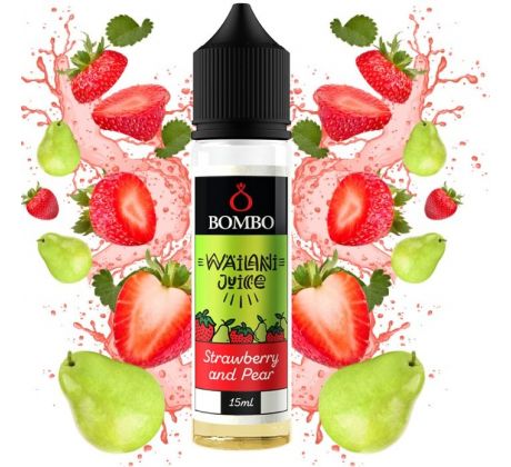 Příchuť Bombo Wailani Juice S&V 15ml Strawberry and Pear (Jahoda s hruškou)