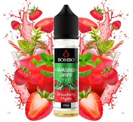 Příchuť Bombo Wailani Juice S&V 15ml Strawberry Mojito (Jahodové mojito)