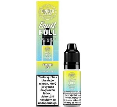 Liquid Dinner Lady BAR SALTS Fruit FULL Banana Ice 10ml - 20mg