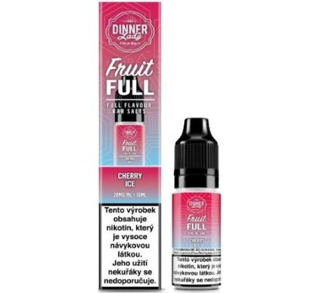 Liquid Dinner Lady BAR SALTS Fruit FULL Cherry Ice 10ml - 20mg