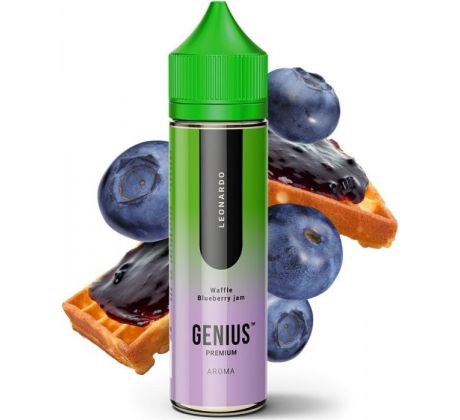 Příchuť ProVape Genius S&V 10ml: Leonardo (Vafle s borůvkovým džemem)