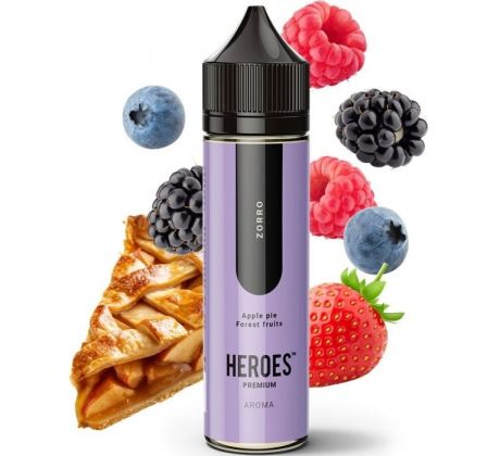 Příchuť ProVape Heroes S&V 10ml: Zorro (Jablečný koláč s lesním ovocem)