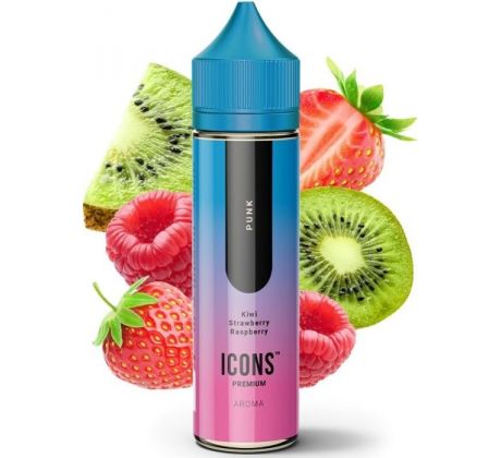 Příchuť ProVape Icons S&V 10ml: Punk (Kiwi, jahoda, malina)