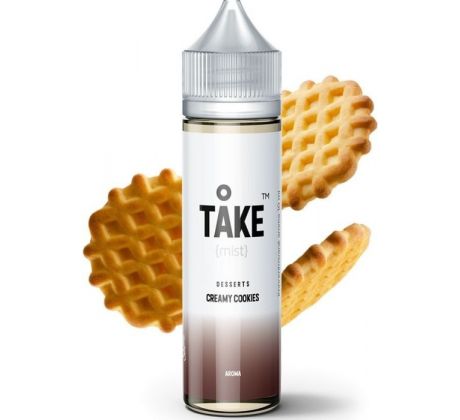 Příchuť ProVape Take Mist S&V 10ml: Creamy Cookies (Kakaové sušenky s krémem)