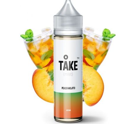 Příchuť ProVape Take Mist S&V 10ml: Peach Mojito (Broskvové mojito)