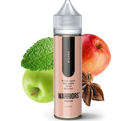 Příchuť ProVape Warriors S&V 10ml: Wizard (Zelené jablko, červené jablko, anýz, mentol)