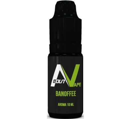 Příchuť About Vape (Bozz) Pure 10ml Banofee (Dezert s banány, vanilkou a kávou)