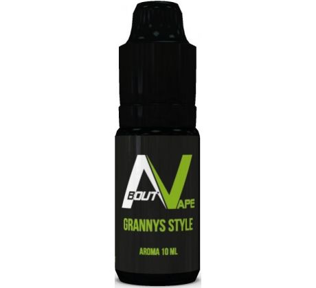 Příchuť About Vape (Bozz) Pure 10ml Grannys Style (Jablečný koláč)