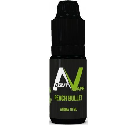 Příchuť About Vape (Bozz) Pure 10ml Peach Bullet (Šťavnatá broskev)