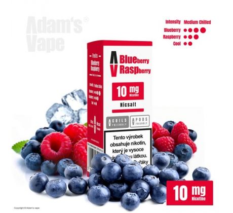 Liquid Adam´s Vape SALT Blueberry Raspberry 10ml - 10mg