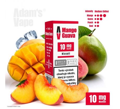 Liquid Adam´s Vape SALT Mango Guava 10ml - 10mg